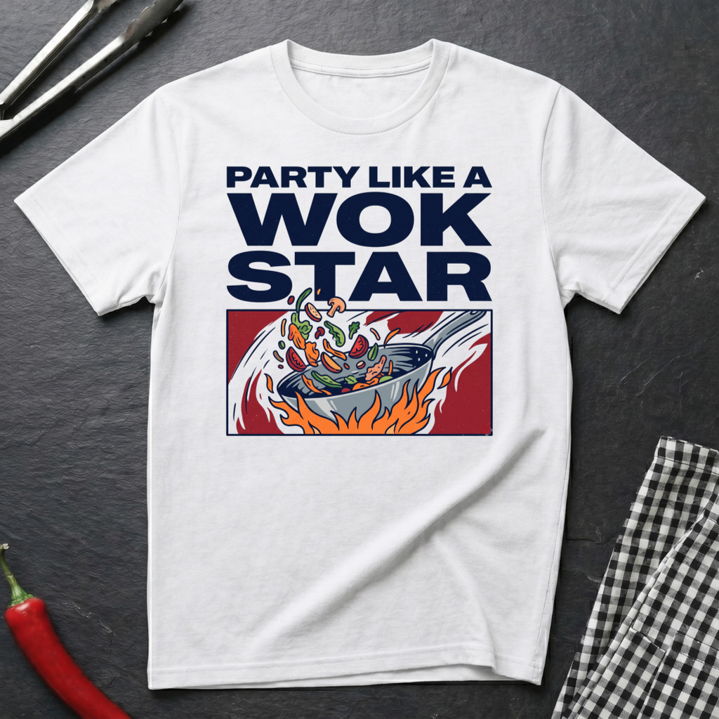 Party Like A Wok Star T-Shirt